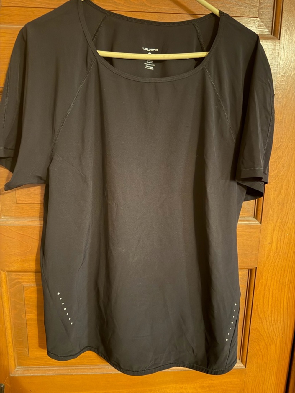 Layer 8 Black Performance Short Sleeve Tee